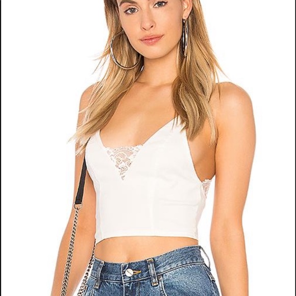 Free People Tops - NWT - Free People Longline Lace Halter Century Brami- S
